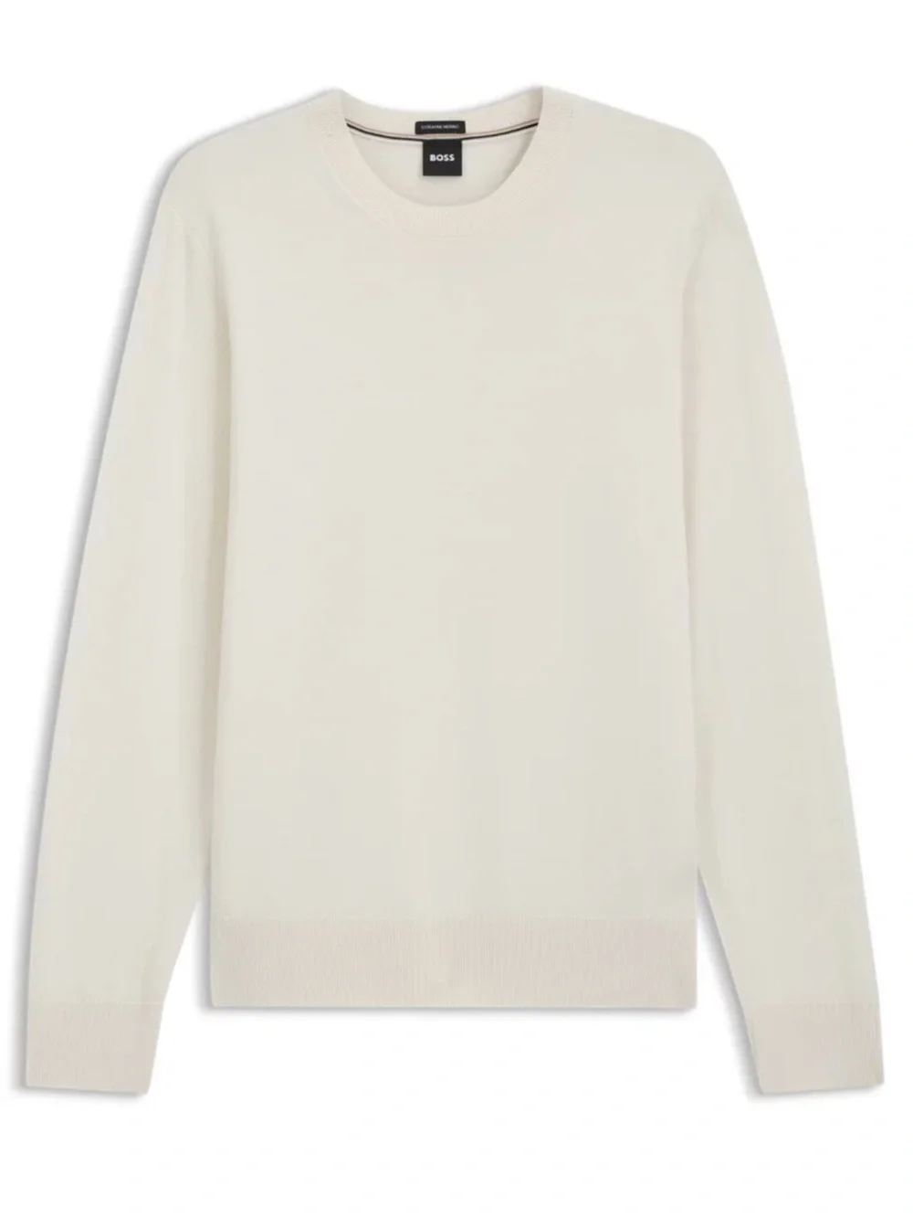 HUGO BOSS MERINO WOOL SWEATER IN A REGULAR FIT